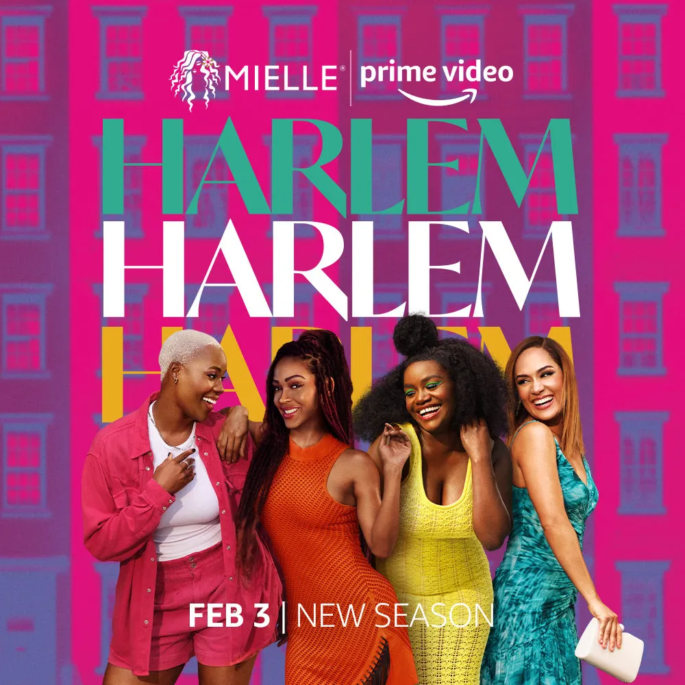 Mielle teams up with Amazon Original Series Harlem on Prime