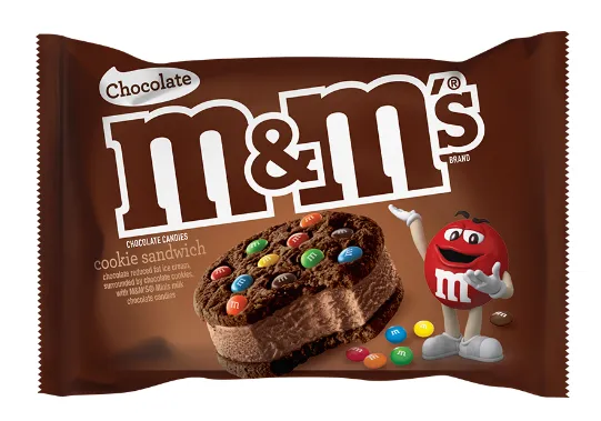 Mars unveils chocolate M&M’s ice cream sandwich