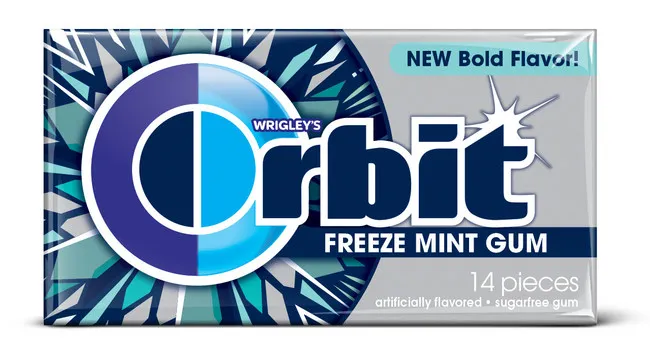 Orbit rolls out intense Orbit Freeze Mint gum