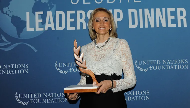 Barra accepts UN leadership award for WBA