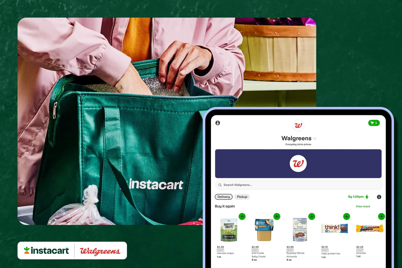 Walgreens and Instacart team to accept SNAP/EBT online nationwide