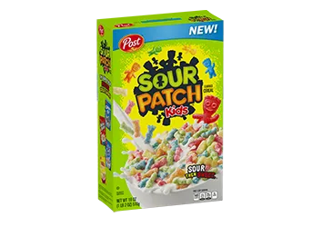 Post Consumer Brands, Mondelez Int. launch Sour Patch Kids flavored cereal