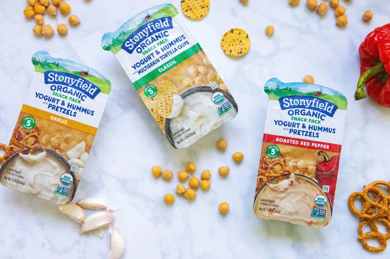 Stonyfield Organic expands Snack Pack Line