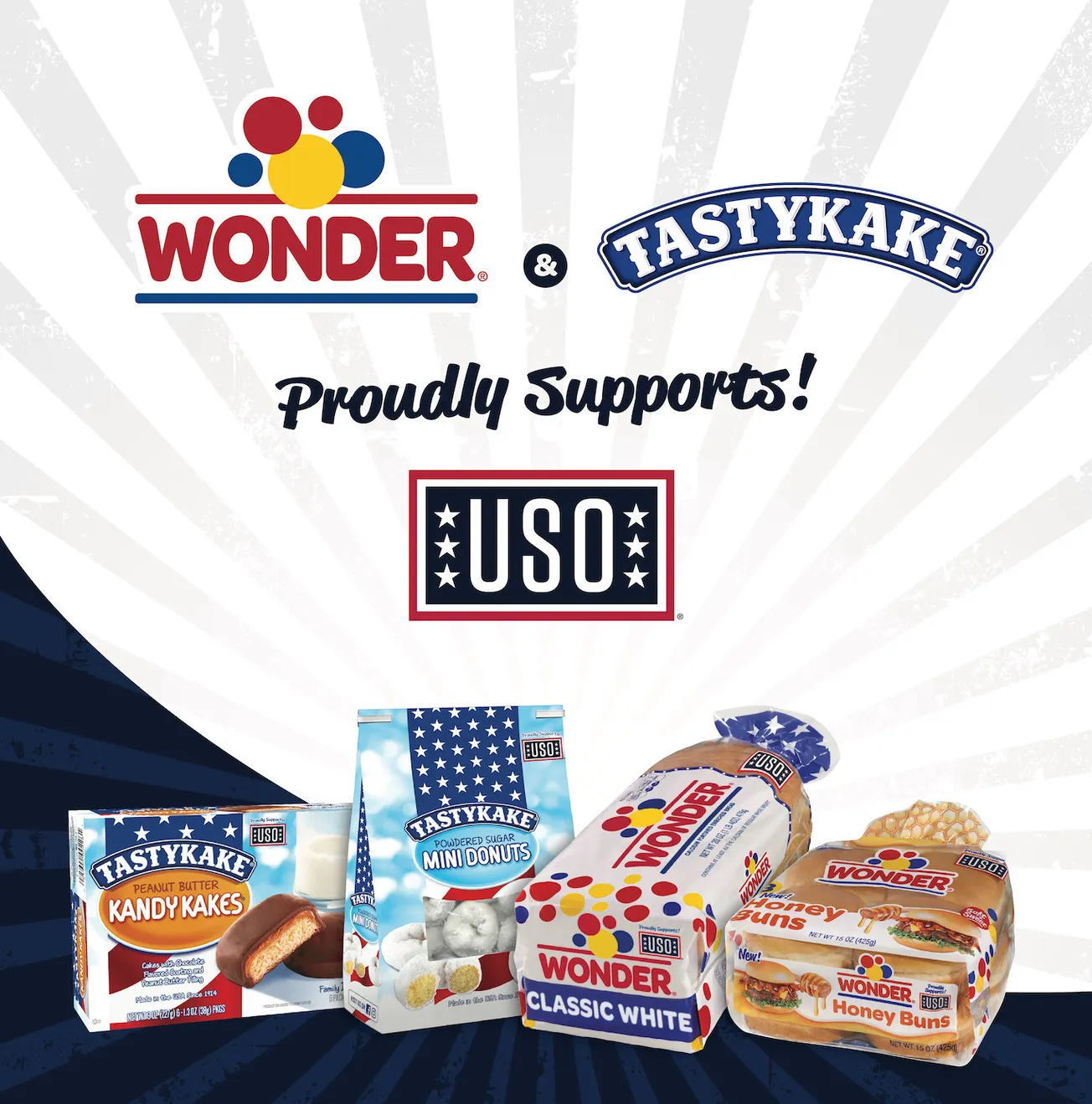 Tastykake and Wonder “Deploy the Joy” to support the USO