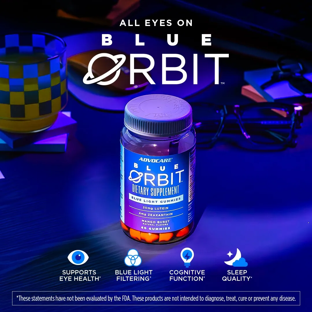 AdvoCare introduces Blue Orbit multi-nutrient gummies for eye, brain and sleep support