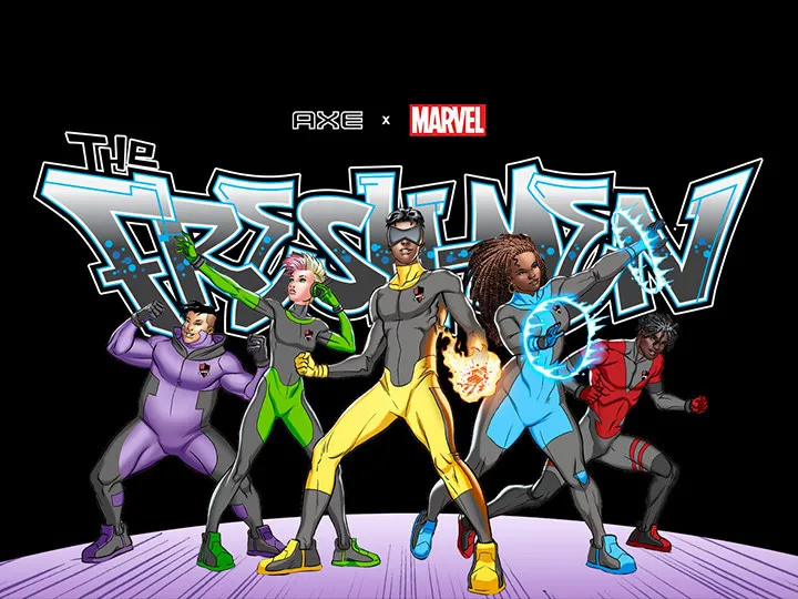 AXE and Marvel team to create The Fresh-Men