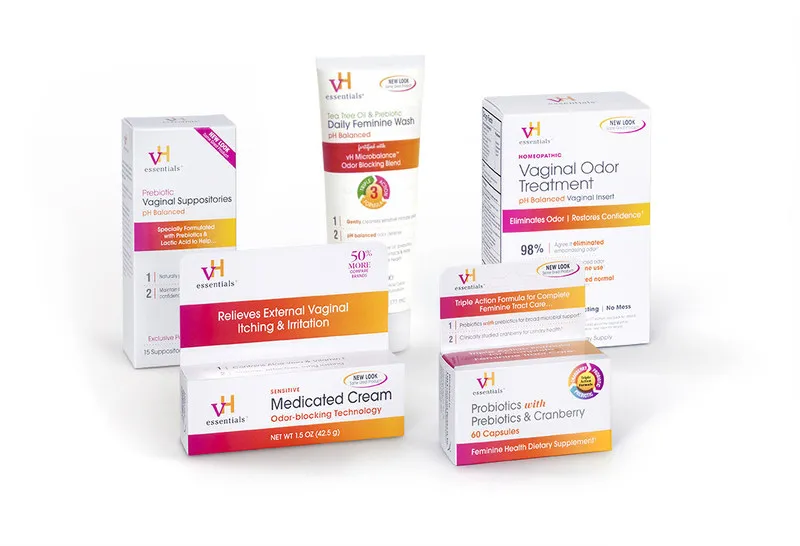 vH essentials offers clean, clinical new look