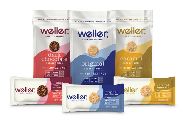 Weller launches CBD-infused coconut snacks