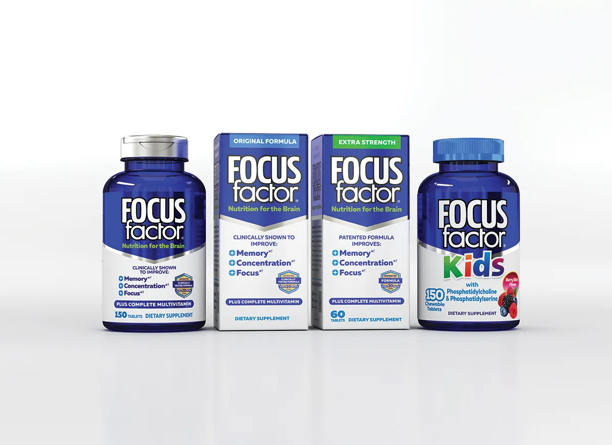 FOCUSfactor supplements get a new look