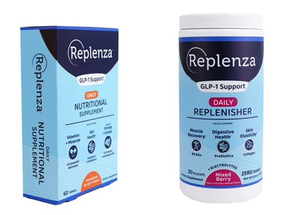 Replenza, A GLP-1 nutritional support system hits store shelves