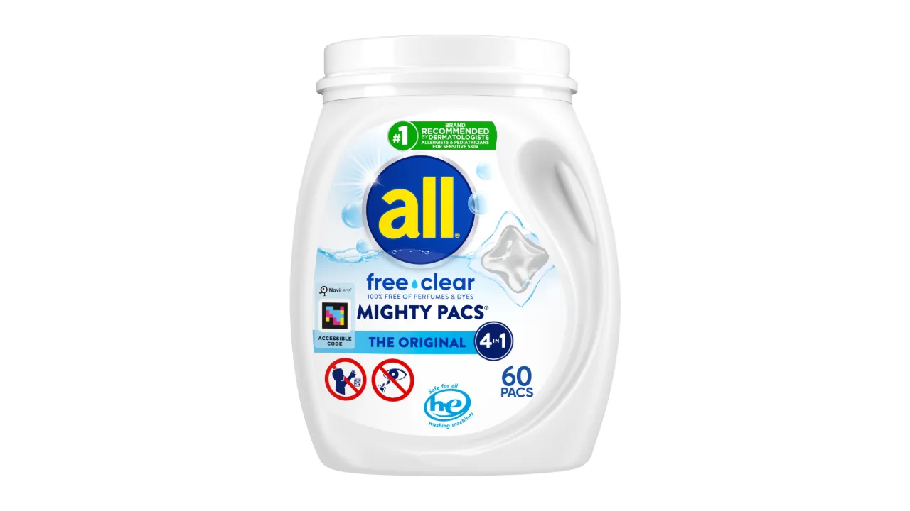 all free clear detergent introduces NaviLens technology on its packaging