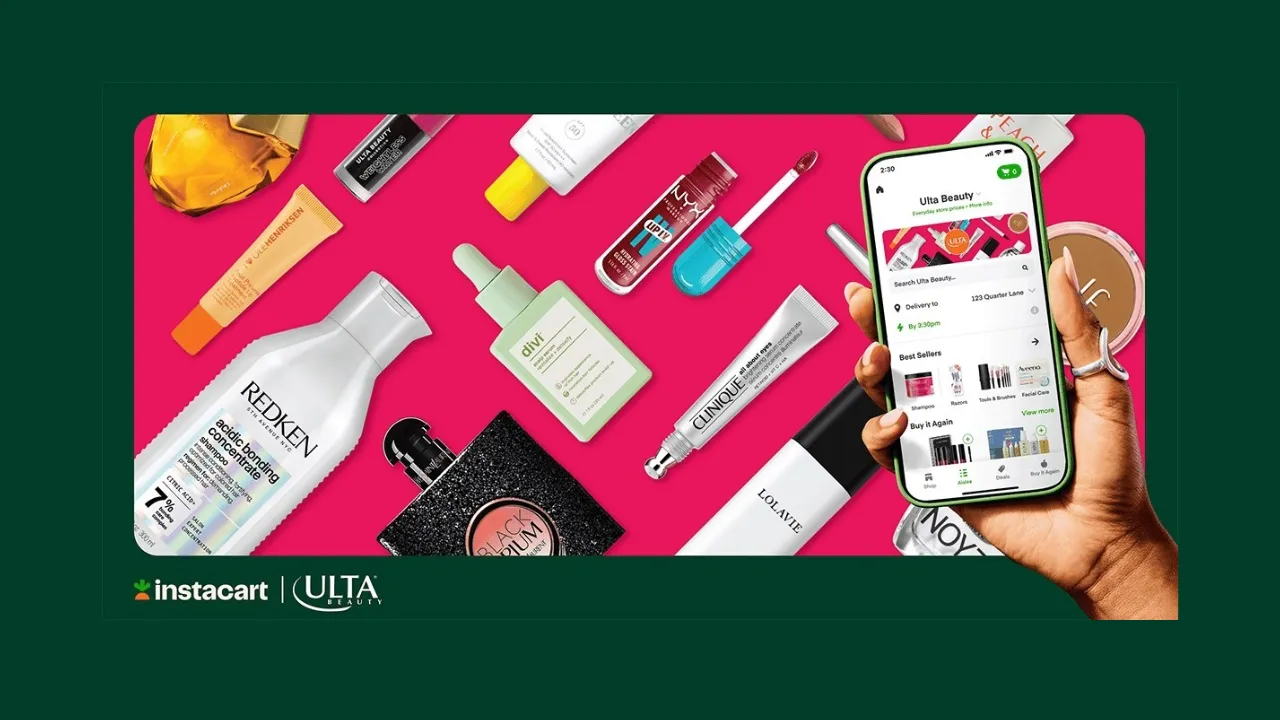 Ulta Beauty and Instacart team up to deliver beauty in a flash nationwide