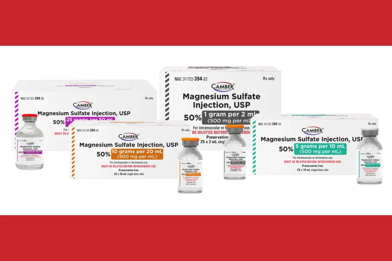 Camber adds Magnesium Sulfate Injection to portfolio