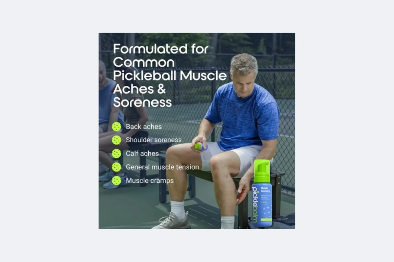 Picklebalm launches Muscle Recovery Foam for post-game recovery
