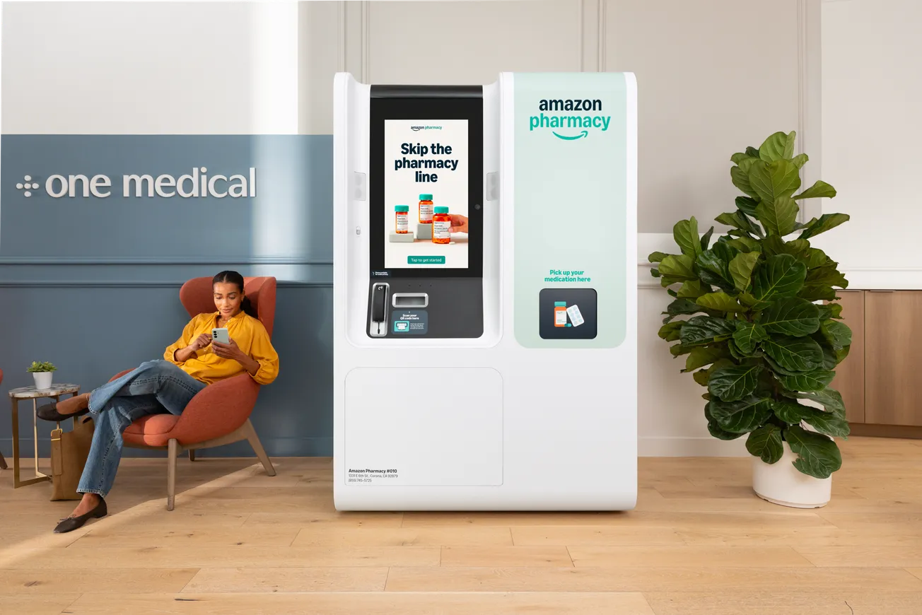 Amazon Pharmacy rolls out in-office medication dispensing kiosks