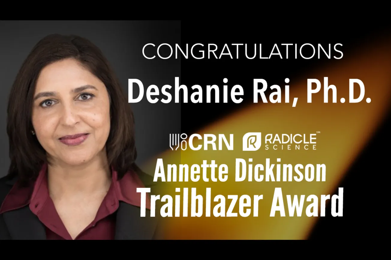 CRN and Radicle Science announce 2025 Annette Dickinson Trailblazer Award honoree Deshanie Rai