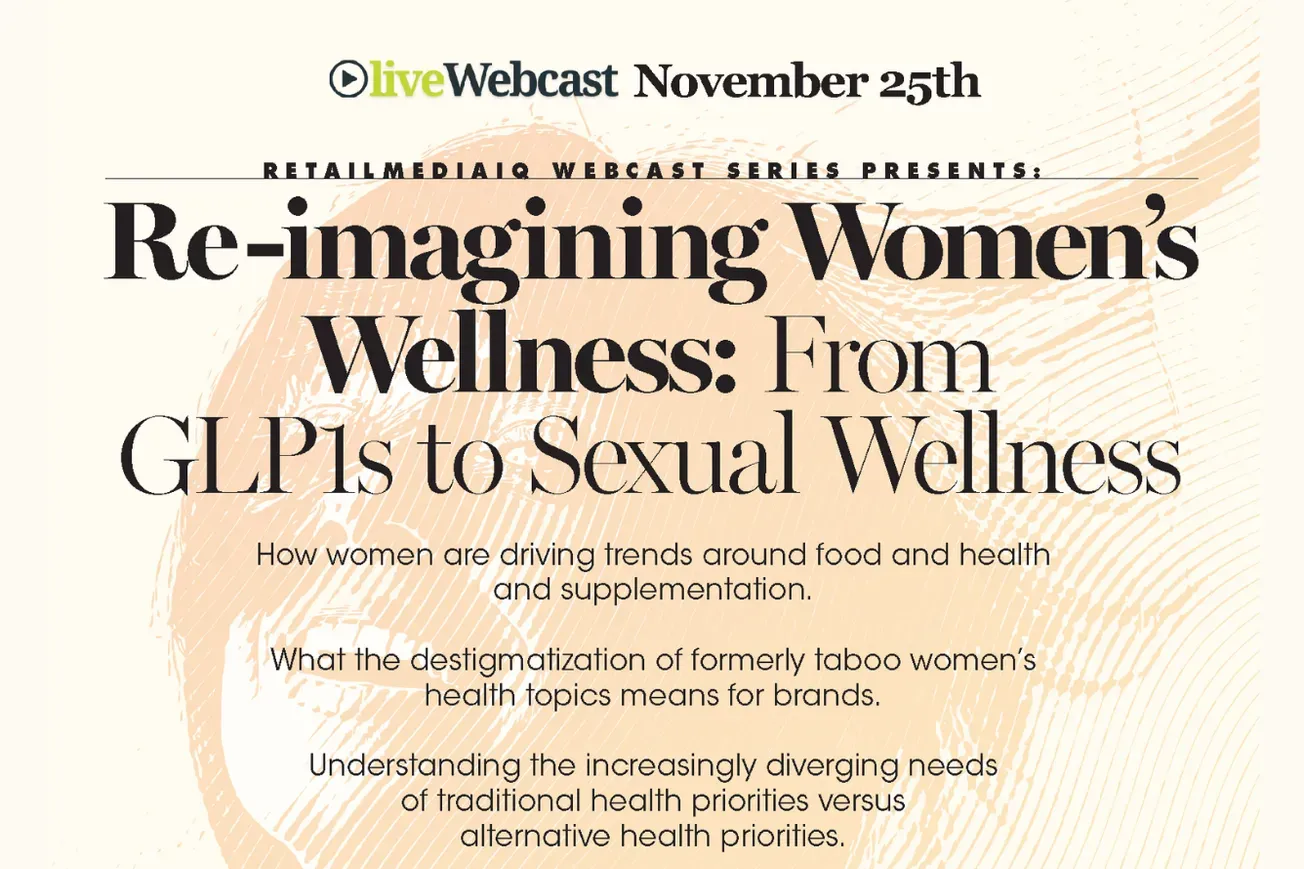 retailmediaIQ hosts Re-imagining Women’s Wellness webcast