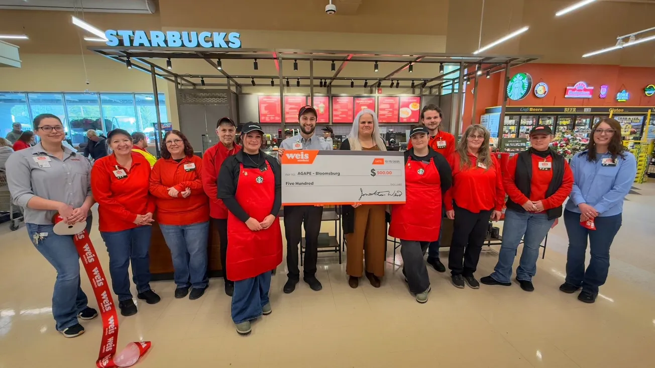 Weis Markets opens Starbucks kiosk in Bloomsburg location