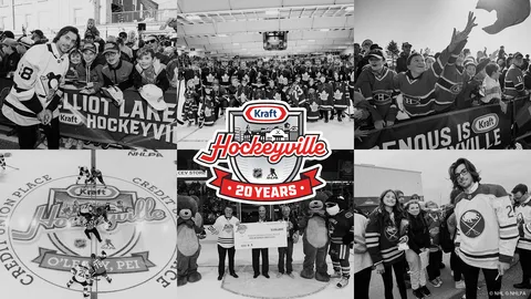 Kraft Hockeyville extends community impact with biggest prize pool yet to celebrate 20th anniversary