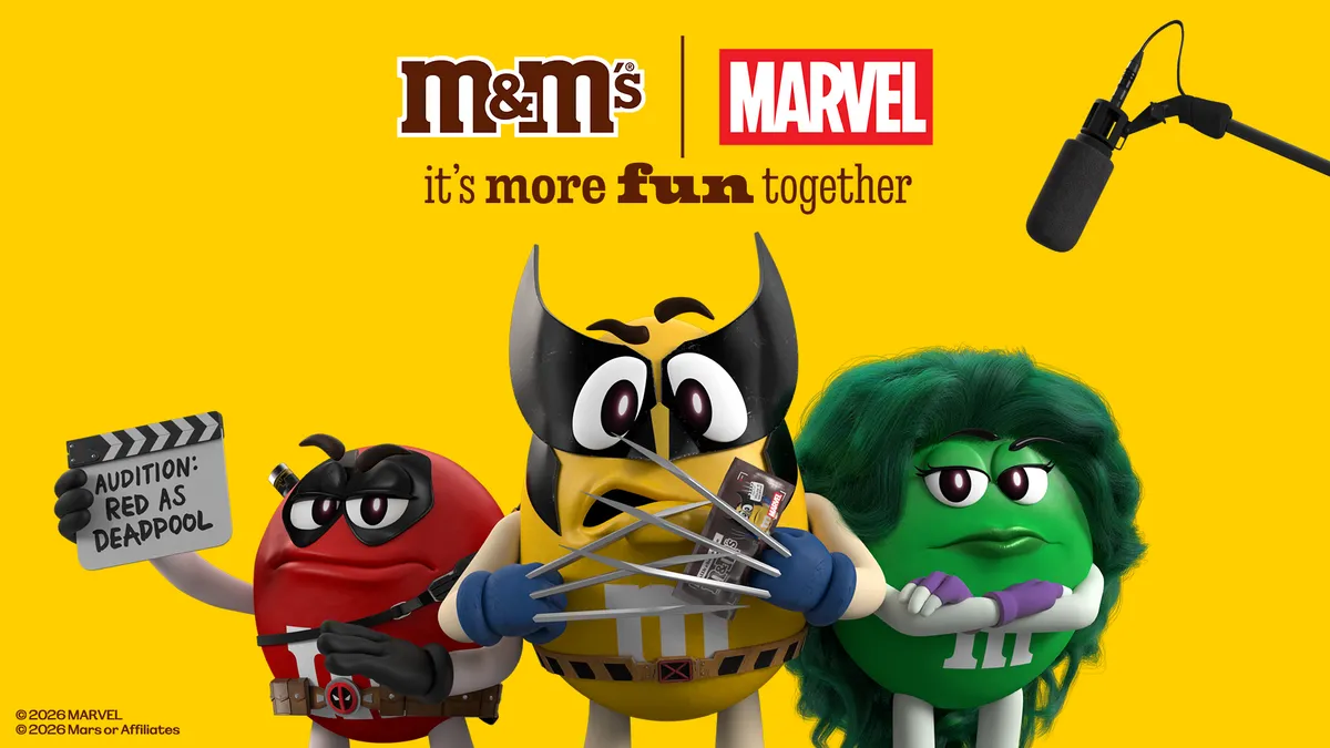 Mars and The Walt Disney Company team up for a global collaboration starring M&M’S and Marvel in 2026