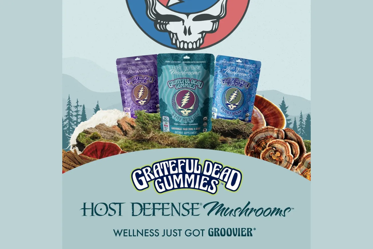 Host Defense Mushrooms launches Grateful Dead Gummies