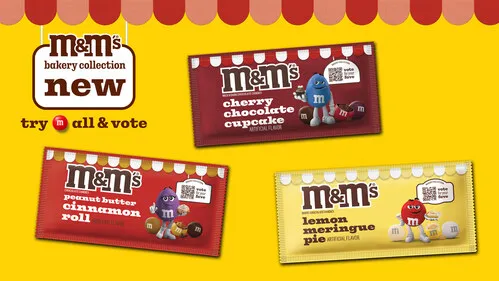 M&M'S flavor vote returns to celebrate new bakery inspired collection