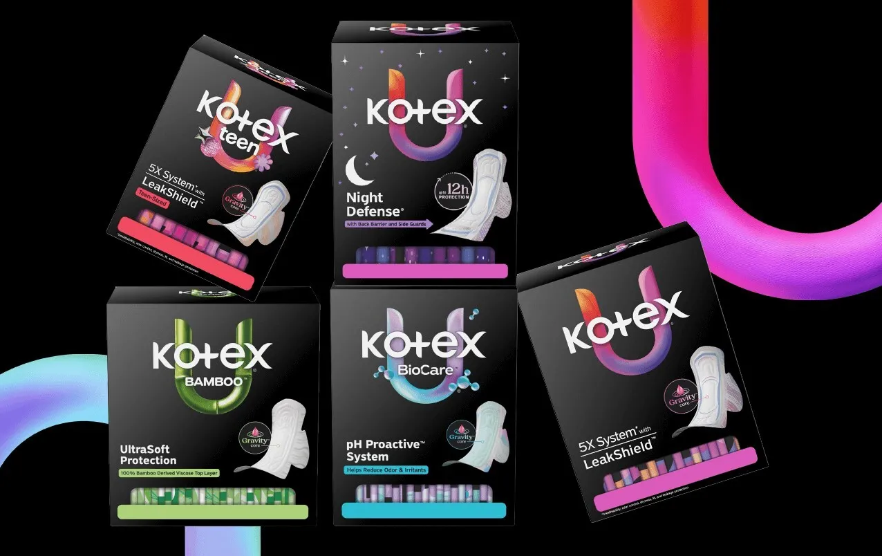 Kotex launches new pad and liner portfolio
