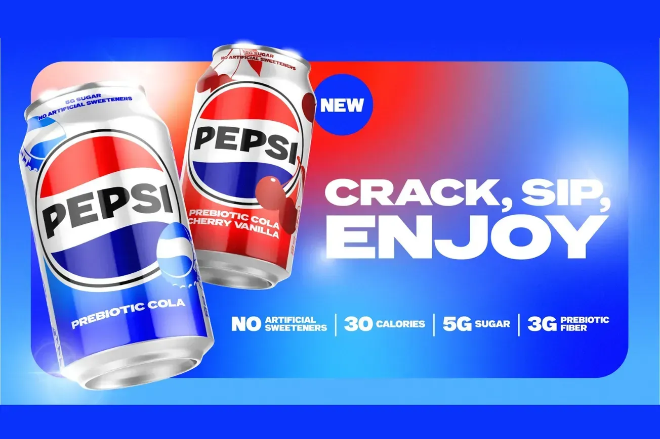 Pepsi Prebiotic Cola is now available nationwide