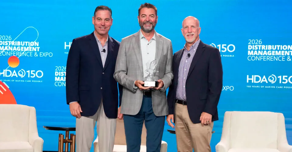 HDA presents McKesson’s Brandon Miller with 2026 DMA for industry leadership