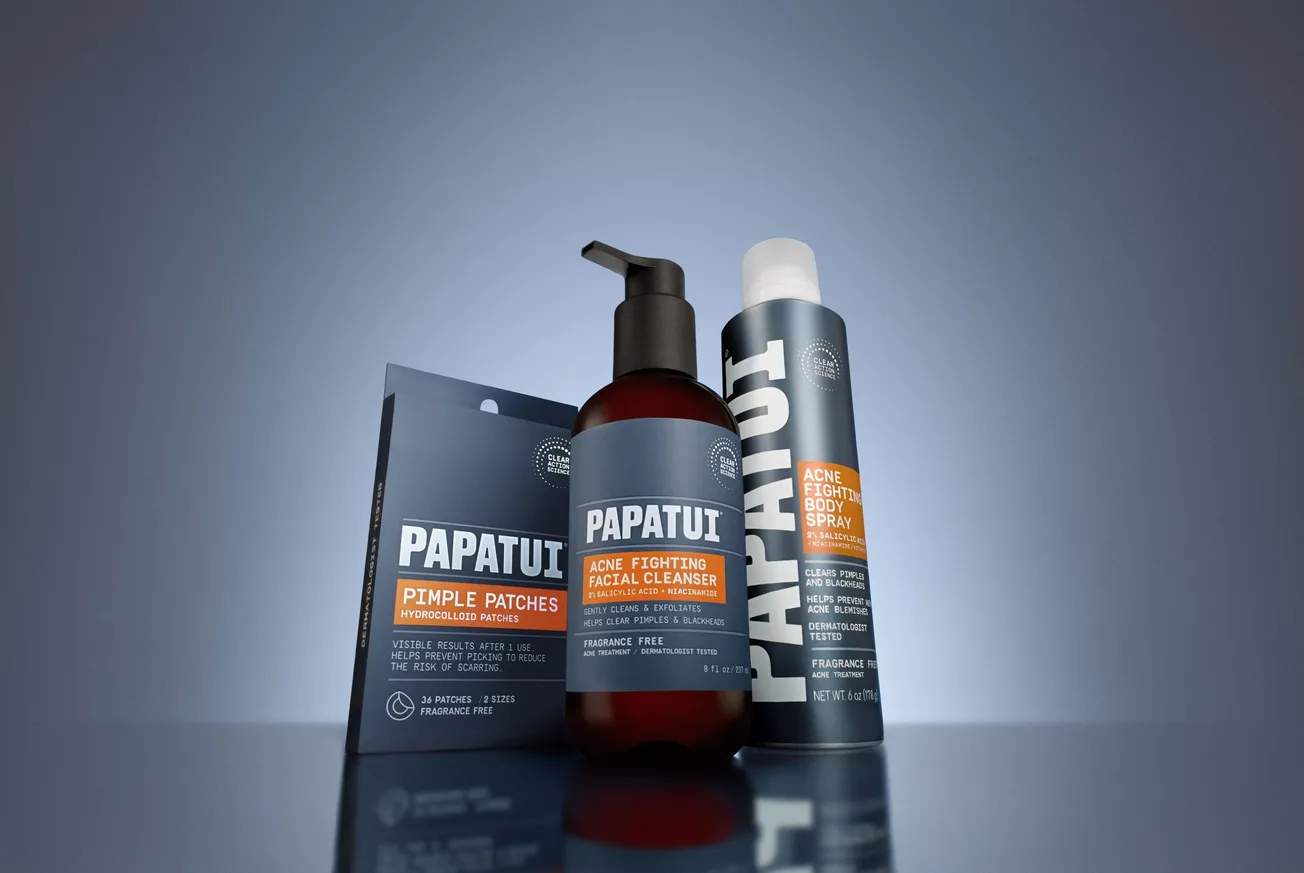 Dwayne "The Rock" Johnson's award-winning PAPATUI launches first ever acne range to address men's top skin concern